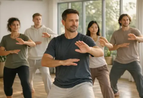 Qigong Ausbildungs-Gruppe (KI generiertes Bild)