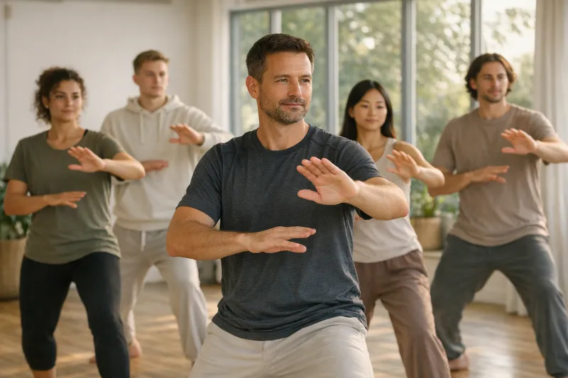Qigong Ausbildungs-Gruppe (KI generiertes Bild)